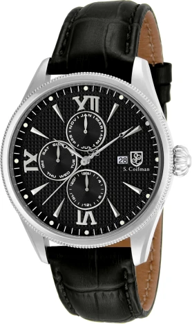 S. Coifman SC0168 Heritage 43mm SWISS MADE Quartz Chrono Watch, NEW Battery S. Coifman By Invicta Men main image 4